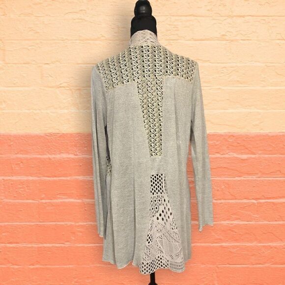 Open Weave Cardigan Sweater  - Picture 4 of 6